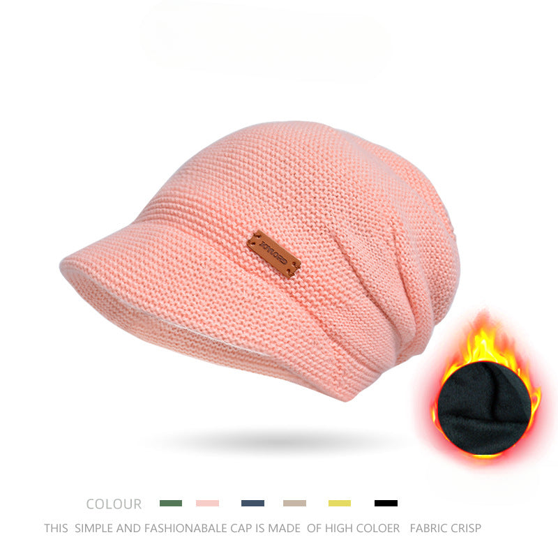 Wholesale Acrylic Thermal Covers, Wide Brimmed Winter Plush Woolen Hats